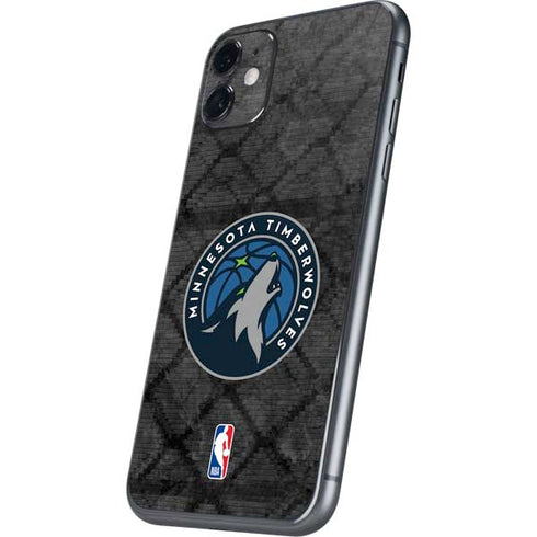 NBA Minnesota Timberwolves Dark Rust iPhone 11 Skin